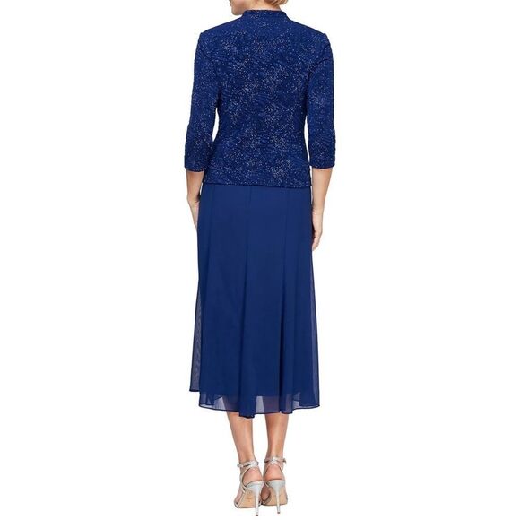 Alex Evenings Sparkle 2 Piece Dress - Picture 2 of 8